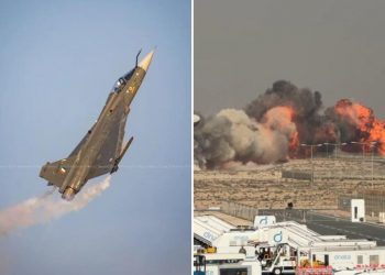 IAF Tejas Fighter Jet Crashes During Dubai Air Show Display