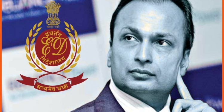 ED Seizes ₹55 Crore Across 13 Reliance Infrastructure Bank Accounts in FEMA Violation Probe