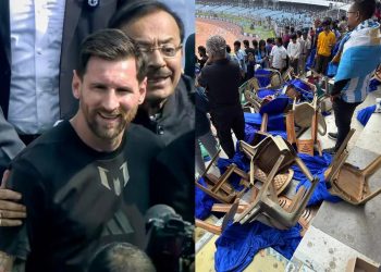 Messi’s Kolkata Visit Ends in Chaos as Fans Breach Security at Salt Lake Stadium