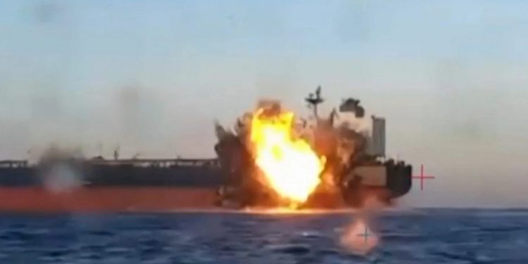 Ukrainian Sea Drones Disable Two Russian Tankers in the Black Sea