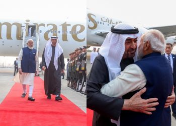 PM Modi Welcomes UAE President Sheikh Mohamed bin Zayed on Brief India Visit