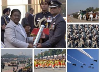 India Marks 77th Republic Day with Grand Display of Military Strength and Cultural Unity