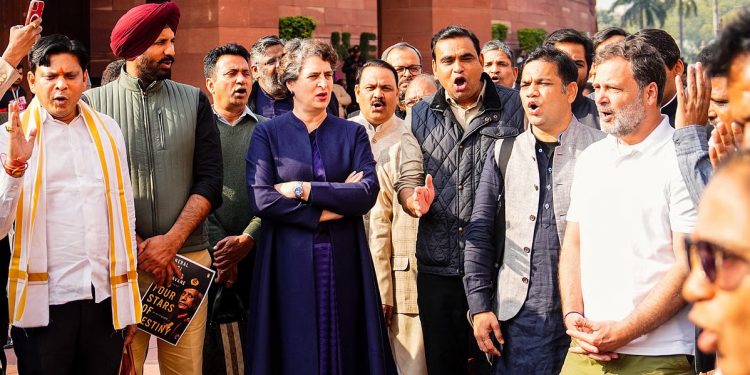 Eight Opposition MPs Suspended from Lok Sabha After Protests Over Rahul Gandhi Being Barred