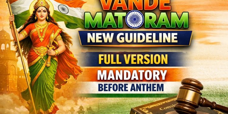 New Protocol: All Six Stanzas of Vande Mataram Mandatory Before National Anthem
